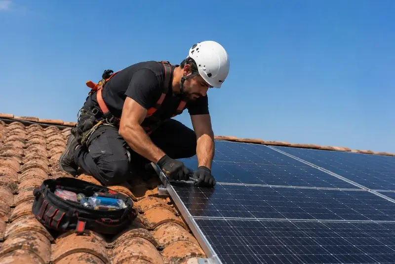 Maintenance et monitoring de panneaux solaires à Laval-en-Belledonne